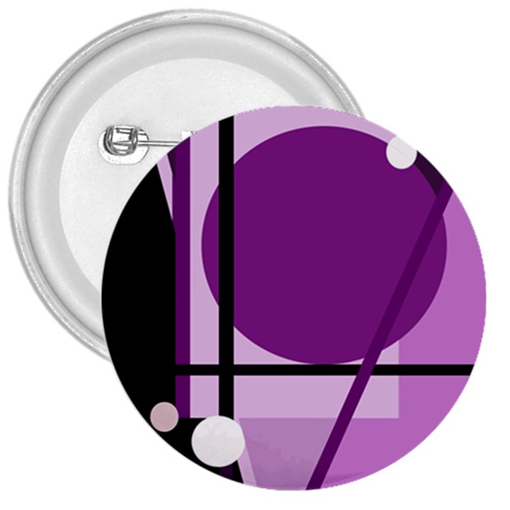 Purple geometrical abstraction 3  Buttons