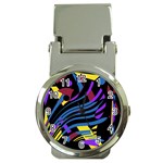 Optimistic abstraction Money Clip Watches Front