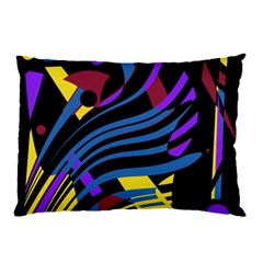 Optimistic Abstraction Pillow Case by Valentinaart