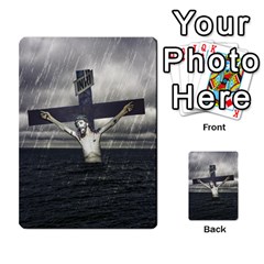 Jesus On The Cross At The Sea Multi-purpose Cards (rectangle)  by dflcprints