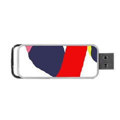 Beautiful Abstraction Portable Usb Flash (one Side) by Valentinaart