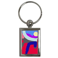 Crazy Abstraction Key Chains (rectangle)  by Valentinaart