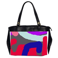 Crazy Abstraction Office Handbags (2 Sides)  by Valentinaart