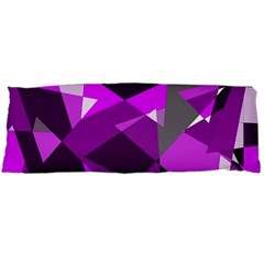 Purple Broken Glass Body Pillow Case (dakimakura) by Valentinaart