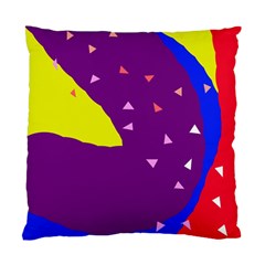 Optimistic Abstraction Standard Cushion Case (two Sides) by Valentinaart