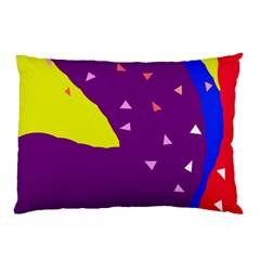 Optimistic Abstraction Pillow Case by Valentinaart