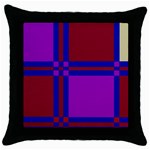 Deorative design Throw Pillow Case (Black) Front