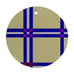 Elegant lines Ornament (Round) 