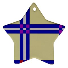 Elegant lines Ornament (Star) 