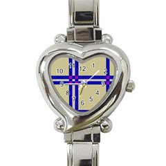 Elegant lines Heart Italian Charm Watch
