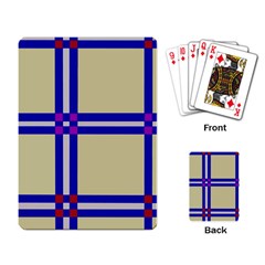 Elegant lines Playing Card