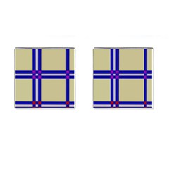 Elegant lines Cufflinks (Square)