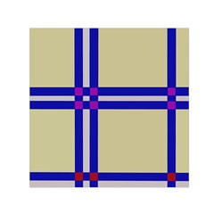 Elegant lines Small Satin Scarf (Square)