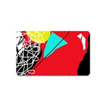 Colorful abstraction Magnet (Name Card) Front