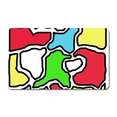 Colorful abtraction Magnet (Rectangular)