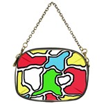 Colorful abtraction Chain Purses (One Side)  Front