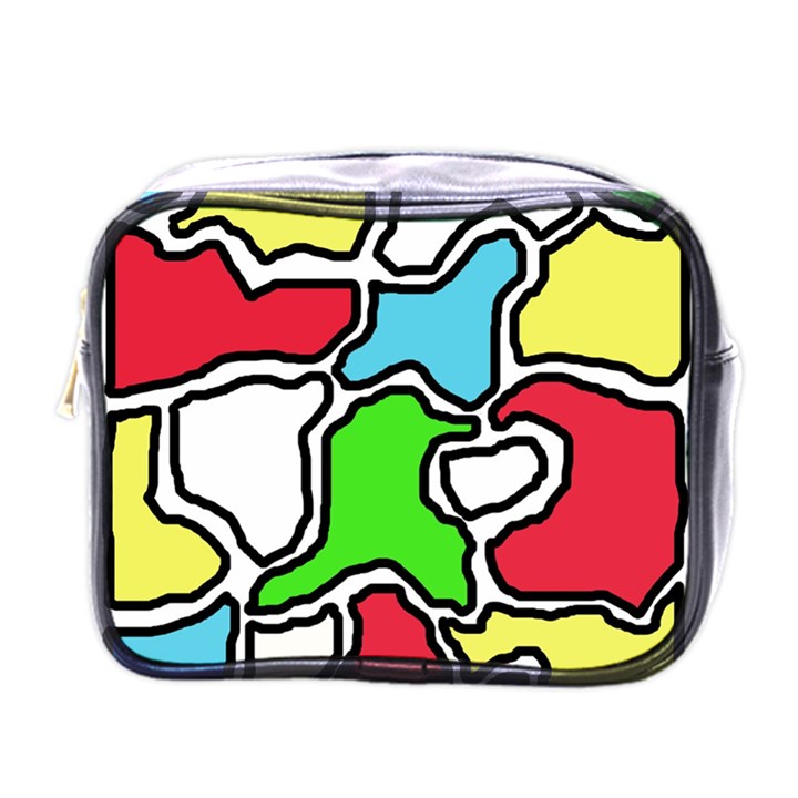 Colorful abtraction Mini Toiletries Bags