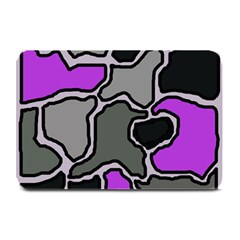 Purple And Gray Abstraction Plate Mats