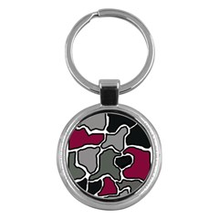 Decorative abstraction Key Chains (Round) 