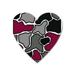 Decorative abstraction Heart Magnet