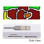 Africa abstraction Memory Card Reader (Stick)  Front