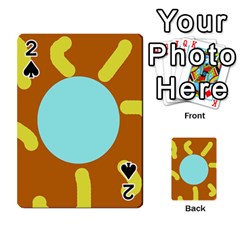 Abstract Sun Playing Cards 54 Designs 