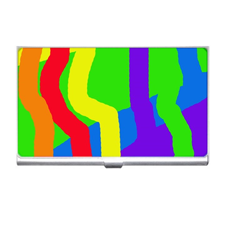 Rainbow abstraction Business Card Holders