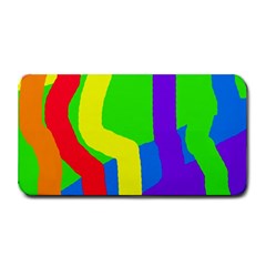 Rainbow Abstraction Medium Bar Mats by Valentinaart