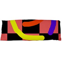 Multicolor Abstraction Body Pillow Case (dakimakura) by Valentinaart