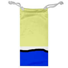 Yellow And Blue Simple Design Jewelry Bags by Valentinaart