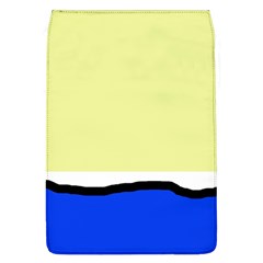 Yellow And Blue Simple Design Flap Covers (l)  by Valentinaart