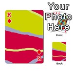 Red and yellow design Playing Cards 54 Designs  Front - DiamondK