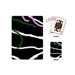 Decorative Lines Playing Cards (mini)  by Valentinaart