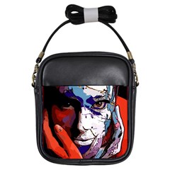 Her Smudged Girl s Sling Bag by DryInk