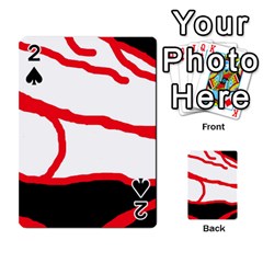 Red, Black And White Design Playing Cards 54 Designs 