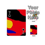 Colorful abstraction Playing Cards 54 (Mini)  Front - Spade7