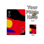 Colorful abstraction Playing Cards 54 (Mini)  Front - Spade9