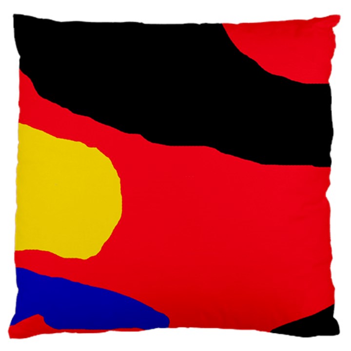 Colorful abstraction Large Cushion Case (Two Sides)