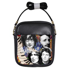 Beatles Square Girl s Sling Bag by DryInk