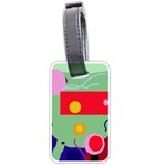 Optimistic abstraction Luggage Tags (One Side)  Front