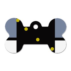 Abstract Design Dog Tag Bone (one Side)