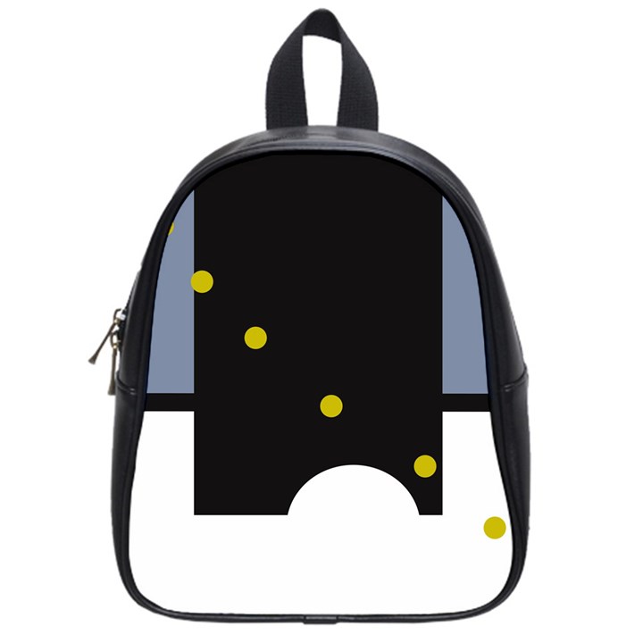 Abstract design School Bags (Small) 