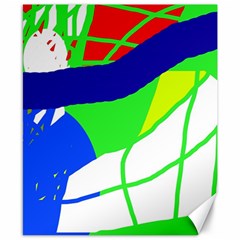 Colorful Abstraction Canvas 8  X 10 