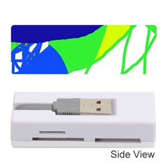 Colorful Abstraction Memory Card Reader (stick)  by Valentinaart