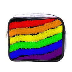 Rainbow Mini Toiletries Bags by Valentinaart