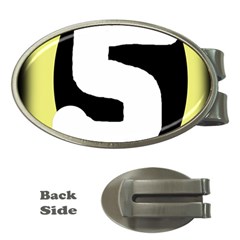 Number Five Money Clips (oval) 