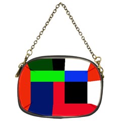 Colorful Abstraction Chain Purses (one Side) 