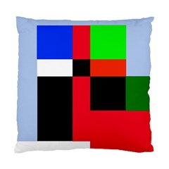 Colorful Abstraction Standard Cushion Case (one Side) by Valentinaart