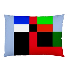 Colorful Abstraction Pillow Case (two Sides) by Valentinaart