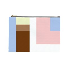 Colorful Abstraction Cosmetic Bag (large)  by Valentinaart